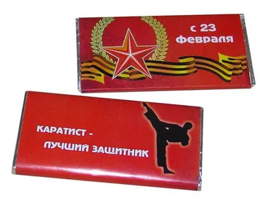 фото Сувенирный шоколад 5 и 100 гр