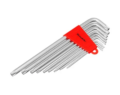 фото Набор ключей имбусовых TORX 9шт: T10-Т50 CrV, экстра-длин, сатин., MTX, 1 шт