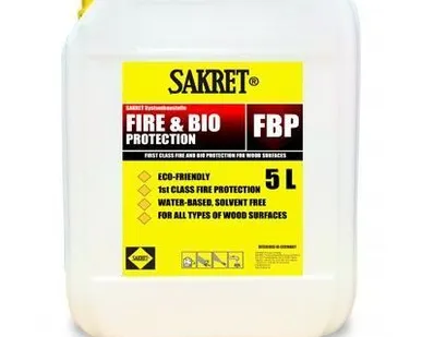 фото Огнебиозащитный состав для древесины Sakret FBP (10л)