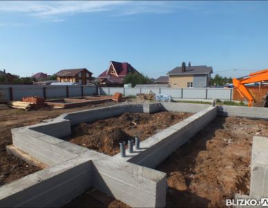 фото Фундамент монолитный ленточный для дома
