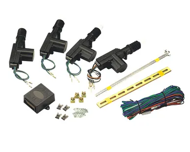 фото Комплект центрального замка - 4 двери (Блок управления + 4 активатора)