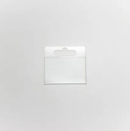 Фото №0 Ценникодержатель навесной 60*40мм (пэт 0,5) с отверстием под крючок