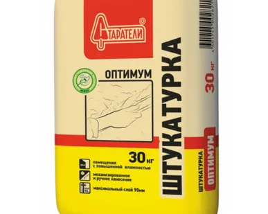 фото Штукатурка гипсовая Старатели Оптимум 30 кг