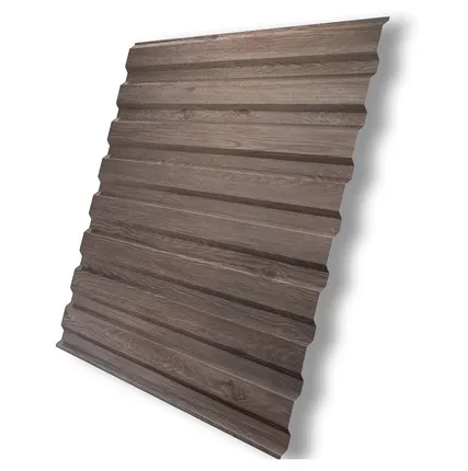 Фото №0 Профнастил С20А 0,45 Print-double Elite White Wood