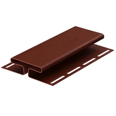 Фото №0 Профиль для сайдинга Docke STANDART и PREMIUM H-профиль Гранат