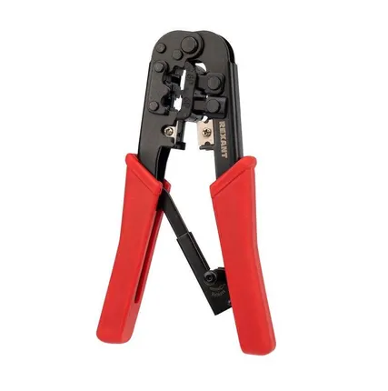 Фото №0 Инструмент для обжима джек. тел. 8P-8C 6P-4C Rexant 12-3432