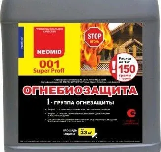 фото Препарат огнезащитный NEOMID 001 SuperProff пласт. канистра 6 кг