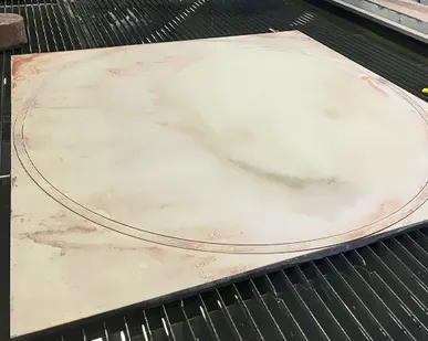 фото Гидроабразивная резка нержавеющей стали