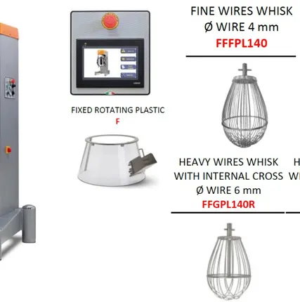 Фото №0 Миксер планетарный STARMIX PL140NVAPF спец. компл.