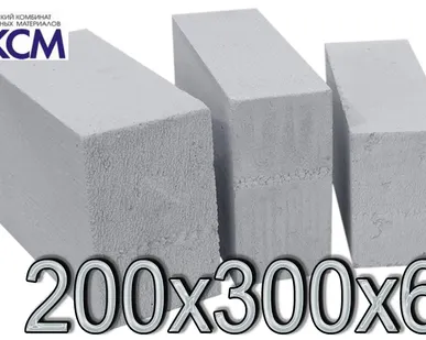 фото Газосиликатный блок 200х300х600 D500 ВКСМ