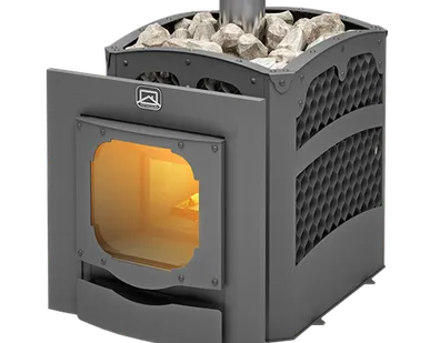 фото Печь для бани Теплодар БЫЛИНА-18 Ч Панорама сетка (1.2)