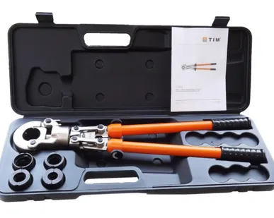 фото Радиальные клещи для ручного обжатия пресс-фитингов TIM JT1632 (Пресс клещи для металлопластика)