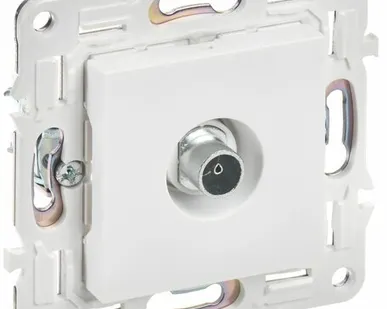 фото SKANDY Розетка TV оконечная SK-A12W арктический белый IEK