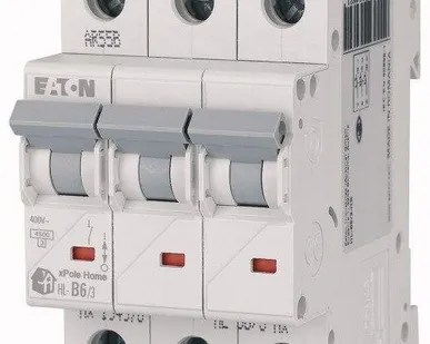 фото Выключатель автоматический модульный 3п C 25А 4.5кА HL-C25/3 EATON 194793