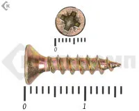 фото Саморез желтый цинк POZY 3,5х16 (35000шт)