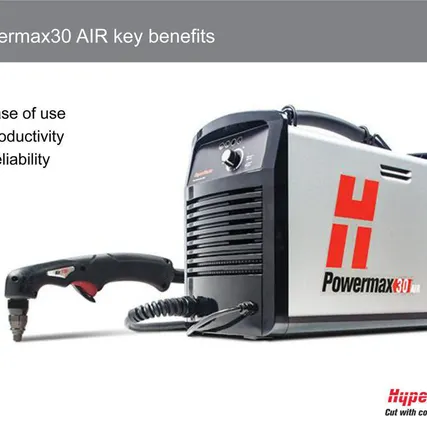 Фото №0 Hypertherm PowerMax 30 Air переносной источник плазменной резки