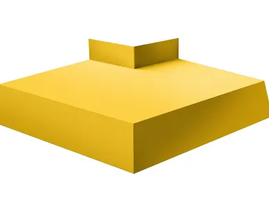 фото Угол отлива внешний 250 0,45 PE с пленкой RAL 1018 цинково-желтый