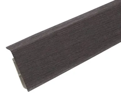 фото Плинтус Ideal Деконика 85 мм Каштан серый 352