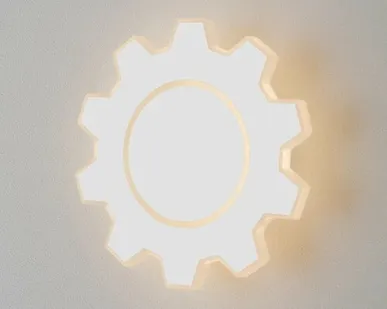 фото Настенный светодиодный светильник Gear M LED белый MRL LED 1095 белый