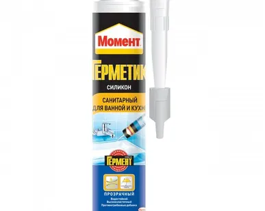 фото Санитарный силиконовый герметик Момент 2047372