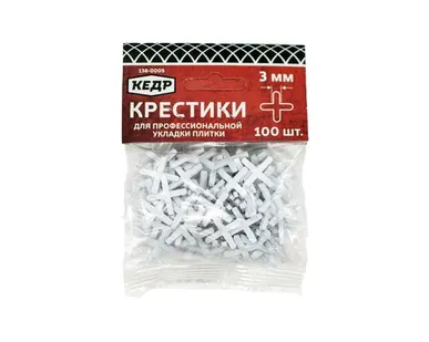 фото Крестики для кафеля 3,0 мм, (100шт)