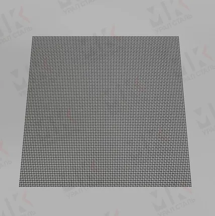 Фото №0 Сетка тканая 10х1 мм стальная