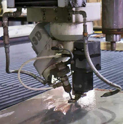 Фото №0 Гидроабразивная резка алюминия