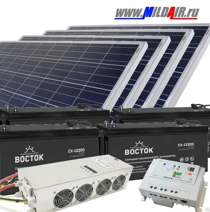 Фото №0 Система ФЭС-2,1/5,0/1600. Получение 21кВт/сутки