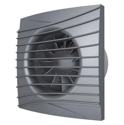 Фото №0 SILENT 5C dark gray metal вентилятор осевой вытяжной с обратным клапаном d125 DiCiTi