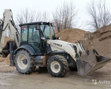 фото Аренда экскаватора-погрузчика Тerex 860,гидромолот,гидроплита