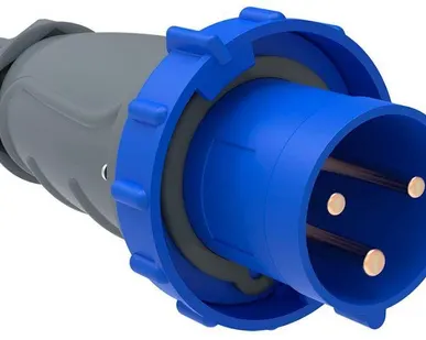 фото Вилка эл. каб. 63А 2P+PE 6ч/200-250В IP67 MAGNUM ССИ-033 IEK PSN01-063-3