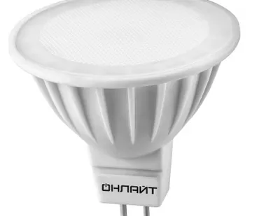 фото Лампа светодиодная 61 891 OLL-MR16-10-230-6.5K-GU5.3 10Вт ОНЛАЙТ 61891