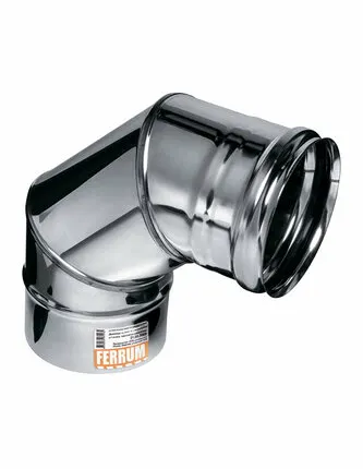 Фото №0 Колено угол 90 (430 0,8 мм) Ф150 Ferrum