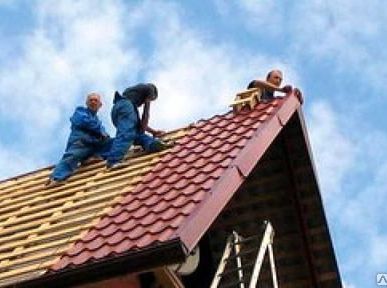 фото Монтаж металлочерепицы
