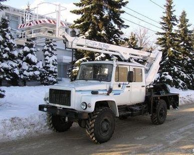 фото АВТОВЫШКА ТА-14 на шасси ГАЗ-33081 с двухрядной кабиной 14 м.
в