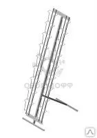 Фото №0 Б.НП.03 Буклетница напольная с дисплеем для открыток 18 ячеек А5