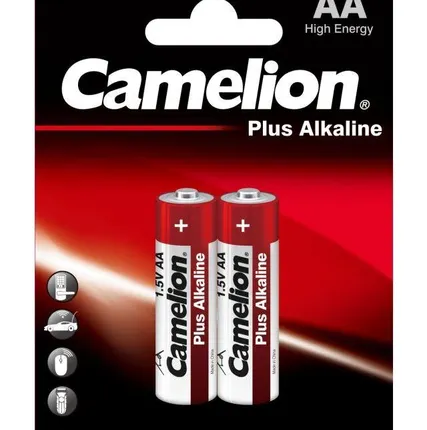 Фото №0 Элемент питания алкалиновый LR LR6 BL-2 (блист.2шт) Camelion 1652