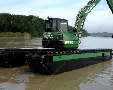 фото Аренда экскаватора-амфибии Waterking WK 80, Москва
