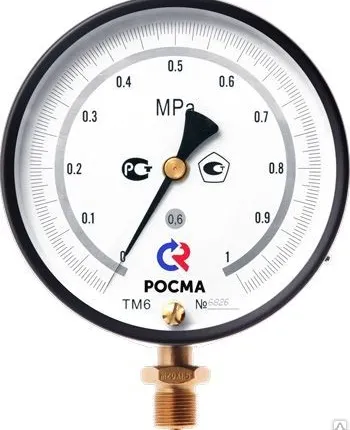 Фото №0 Манометр ТМ-610РМТИ.00 (0.. 25 МПа, М20*1,5, 0,6, ЗП)