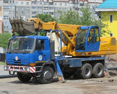 фото Аренда экскаватора-планировщика Tisovec UDS-114R, Москва