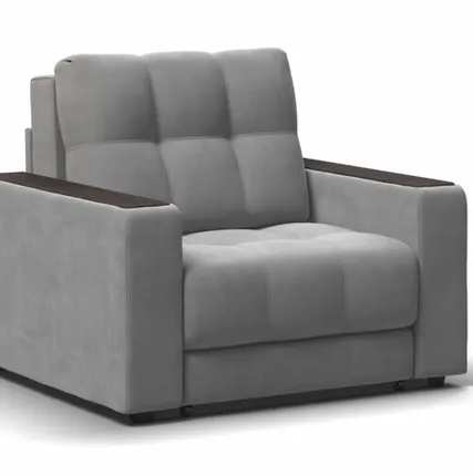 Фото №0 Кресло-кровать BOSS 2.0 велюр Monolit сталь