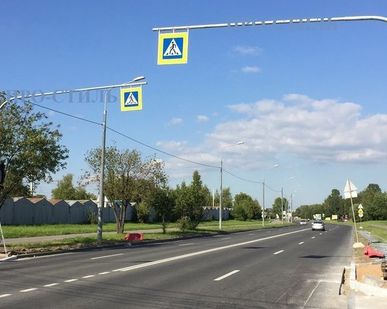 фото Установка опор СОД Г