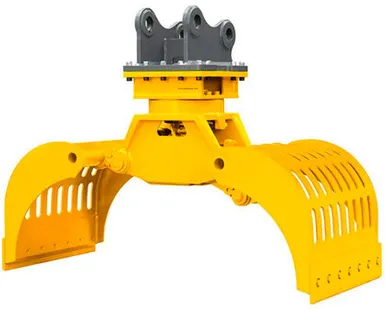 фото Экскаватор с грейфером