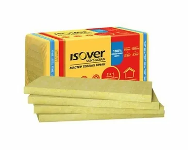 фото Изовер Мастер Теплых Крыш (50/600*1000) 4,8м2 /0,24 м3