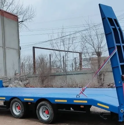 Фото №0 Низкорамный прицеп для перевозки спец техники до 19 тонн