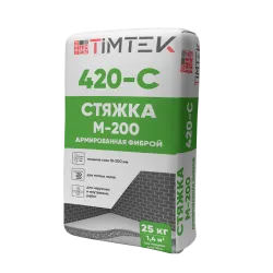 фото Стяжка М-200 армированная фиброй 420-С