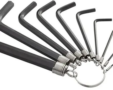 фото Набор ключей шестигранных 2-10мм 8шт на кольце CrV 64165