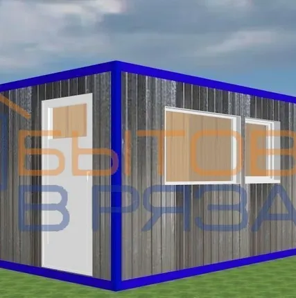Фото №0 Бытовка БК-05 МДФ (пост охраны), 4.0х2.4х2.4м