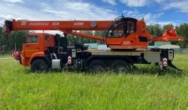 фото Автокраны 25 тонн с гуськом аренда/услуги