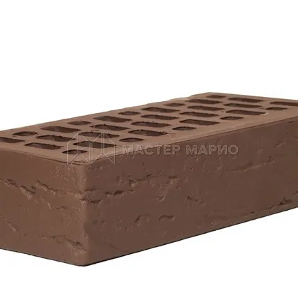 Фото №0 Кирпич лицевой керамический «Шоколад» «Королевский двор» пустотелый одинарный
